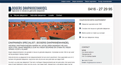 Desktop Screenshot of dakpannen-handel.nl