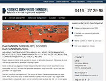 Tablet Screenshot of dakpannen-handel.nl